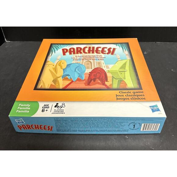 Parcheesi The Classic Game of India Milton Bradley Board Game 100% Complete 2009 - Picture 8 of 11